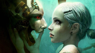 Weird face man strange face 3 - a strange face free wallpaper