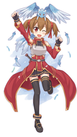 Girl red dress wings flying - a red dress free wallpaper