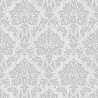 White gray wallpaper floral design 3 - modern european ink painting free wallpaper