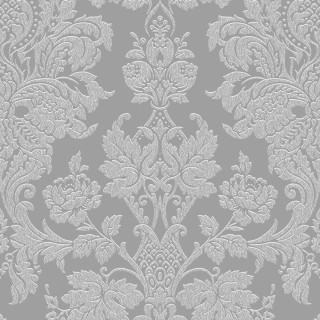 Gray white floral wallpaper design 3 - gray free wallpaper
