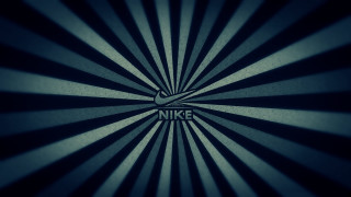 Nike logo dark background sunburst - felipe seade free wallpaper