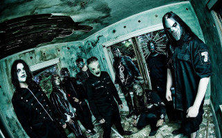 Group people black outfits green - sinister free wallpaper