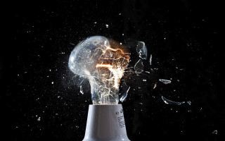 Lightbulb smoke blackbackground bubbles shockart - alson s. clark free wallpaper