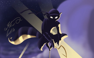Cartoon character bat purple background - firefly free wallpaper