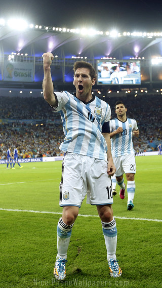 Man celebrating goal soccer stadium - wide free wallpaper