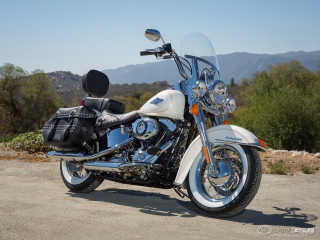 Motorcycle parked road mountains background - elbridge ayer burbank free wallpaper