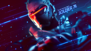 Soldier laser glow red light - his hand free wallpaper for desktop