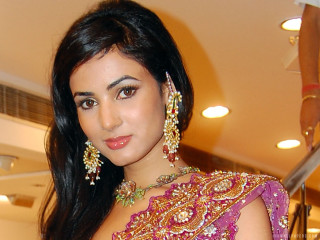 Woman purple dress necklace earrings - a necklace and earrings free wallpaper