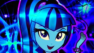 Blue hair aya goda hologram - promotional image free wallpaper