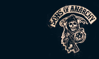 Skull gun banner sons of - 4 k wallpaper free wallpaper
