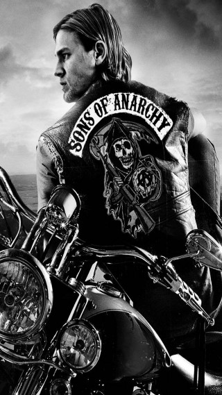 Sonsofanarchy motorcycle jacket sitting poster - les nabis free wallpaper