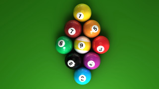Pool table eight balls triangle - a triangle free wallpaper