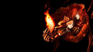 Fire couple fiery wings flaming - a fireball free wallpaper