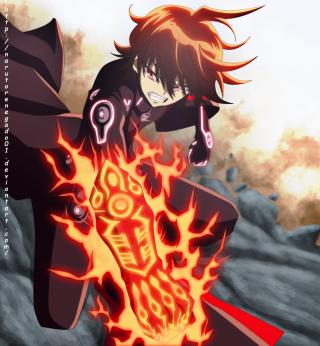 Man sword fireball action dynamic - rocky free wallpaper