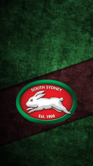 Green red background rabbit emblem - background free wallpaper