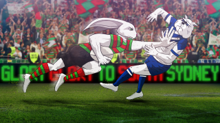 Cartoon soccer player kicking ball - loony toon free wallpaper