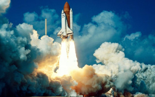 Rocket launch smoke runway landing - a rocket free wallpaper
