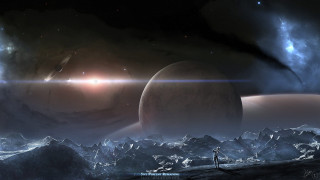 Man mountain distant object starry - a distant object in the distance free wallpaper