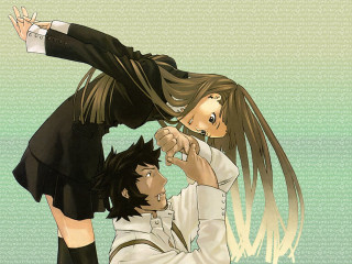 Man holding woman head hands - a man free wallpaper