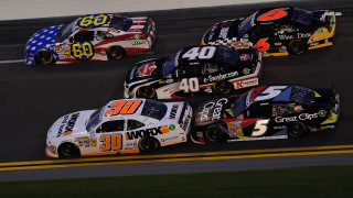 Three cars racing track daytime - eric dinyer free wallpaper