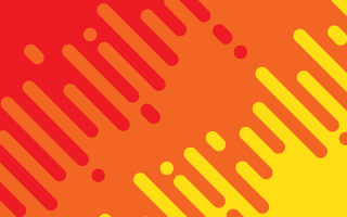 Red yellow background dots lines - vector curve free wallpaper
