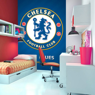 Blue lion bedroom red chair - the wall free wallpaper