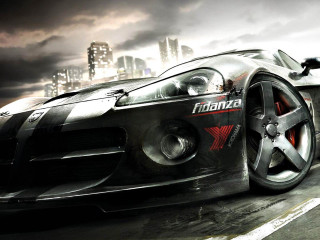 Dark car city scene sky - a dark sky in the background free wallpaper