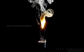 Cigarette lit smoke lighter foreground - a caption free wallpaper