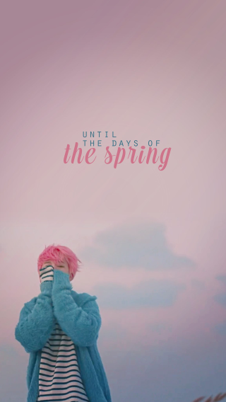 Pink hair blue jacket sky - aestheticism free wallpaper