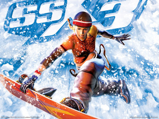 Man snowboard air slope snow - a snowboard free wallpaper