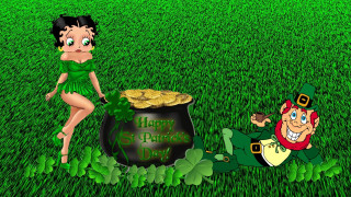 Cartoon woman green dress pot - a cartoon of a woman free wallpaper