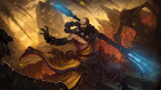 Man sword demon background demon 3 - league of legends concept art free wallpaper