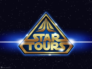 Star tours logo dark background - a blue light free wallpaper