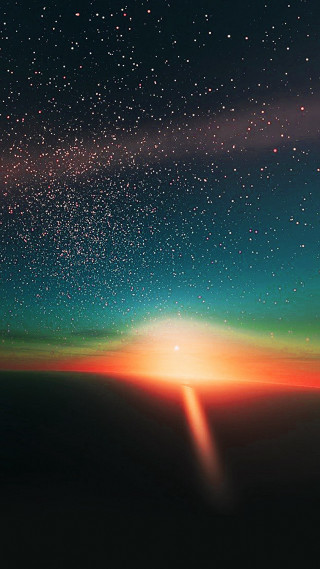 Colorful sky stars bright light - a colorful sky free wallpaper