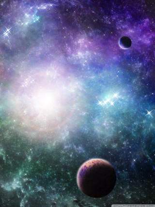 Space scene planets stars background 5 - planet free wallpaper