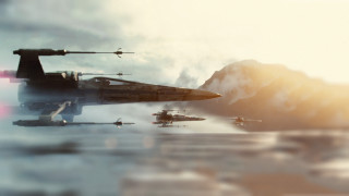 Fighter jets helicopter mountain cloudy - matte painting concept art free wallpaper