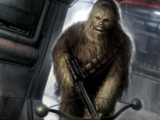 Chew wee character holding bow - solo free wallpaper