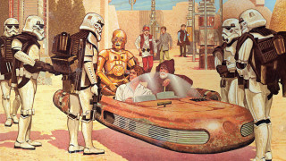 Car crew starwars retrofuturism mecha - drew struzan free wallpaper