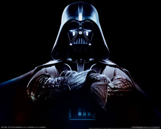 Darth vader poster hands folded 2 - war free wallpaper