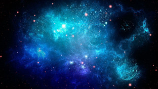 Blue green space stars dust 2 - felixkelly free wallpaper for desktop