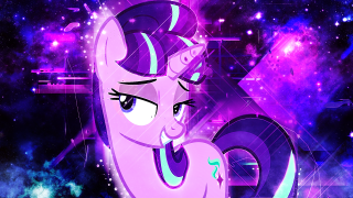 Pink pony purple mane starry 2 - a blue tail free wallpaper