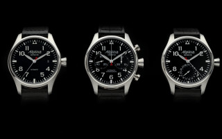Three watches black dial christian - product photo free wallpaper