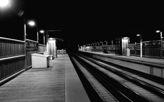 Train station night time train - elbridge ayer burbank free wallpaper