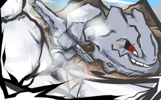 White dragon red eyes sky - a drawing free wallpaper