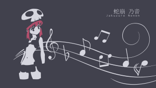 Red haired girl mushroom music - a mushroom free wallpaper