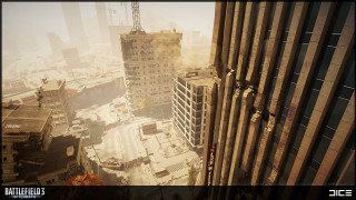 Cityscape man ledge skyscraper bridge - a city free wallpaper