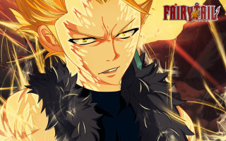 Blonde man black clothes yellow - a red light in the middle free wallpaper