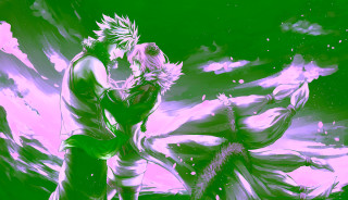 Anime couple sky clouds dragon - a detailed painting free wallpaper