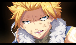 Blonde bluedeer furcoat anger tattoo - andrew law free wallpaper