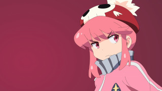 Girl pink hair pink hat 2 - chizuko yoshida free wallpaper